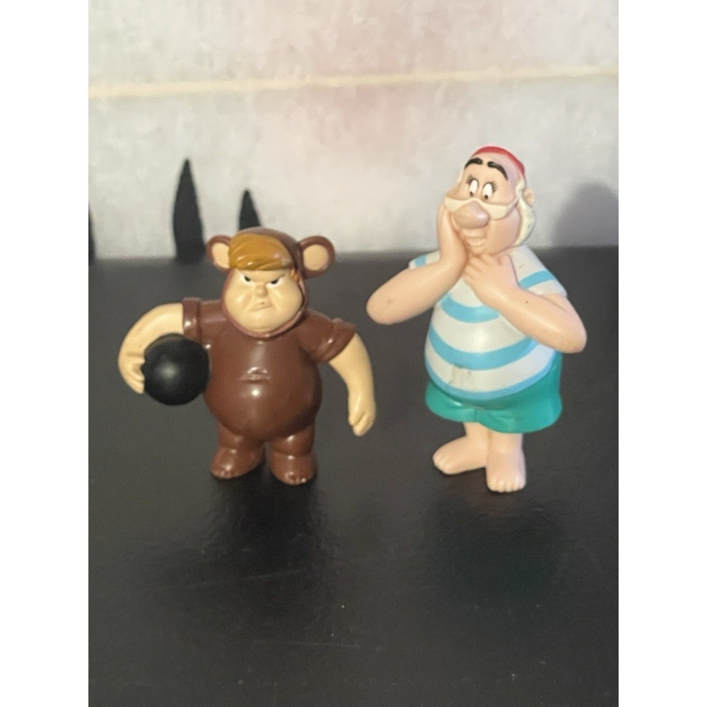 McDonalds 2 PVC figure SMEE & CUBBY from Peter Pan Neverland Pirate ship